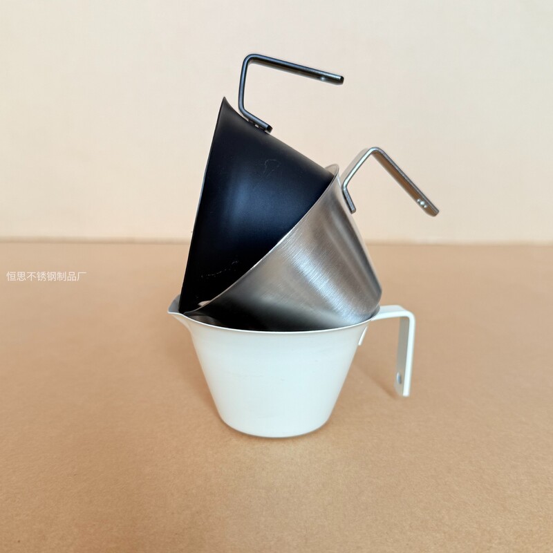 304 Stainless Steel Espresso Measuring Cup Ounce Cup Espresso Extraction Cup with Scale 100ml Long Handle