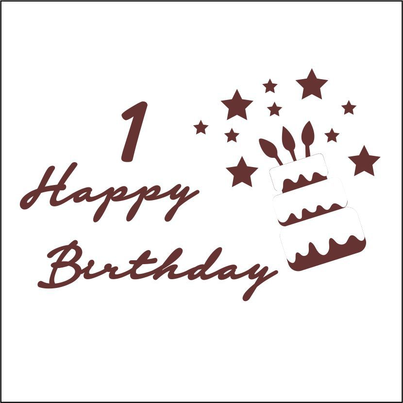 INS estilo Mori fieltro tela Feliz cumpleaños bandera niños bebé años decoración foto apoyos diseño