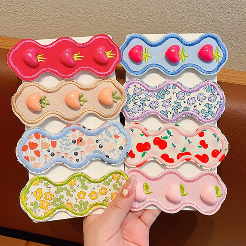 Children's hair breakage magic bangs sticker baby fresh adhesive sticker girl sweet magic sticker head accessory girl hair accessory