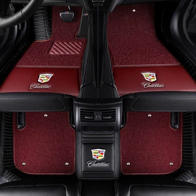 new models xts xt5: Ayaqaltılar (Kovriklər) - double-layer-black-burgundy-silk-loop-thickened-and-wear-resistant