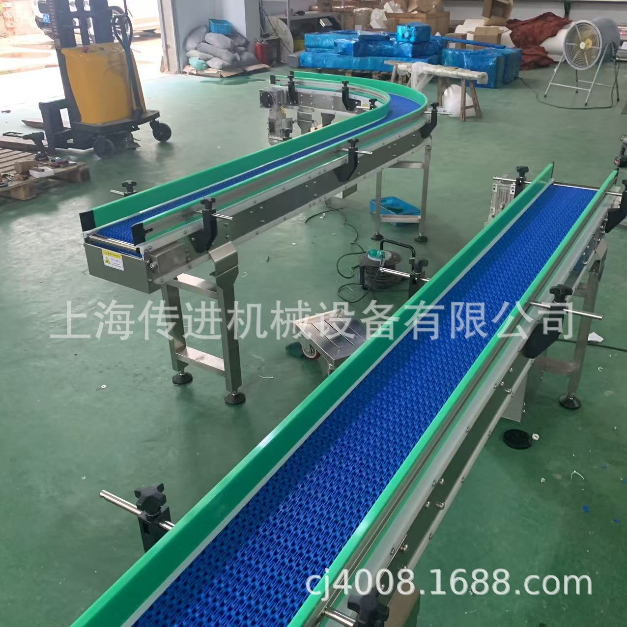 供应塑料链板输送机 适用于食用油，灌装产品生产的配套输送机