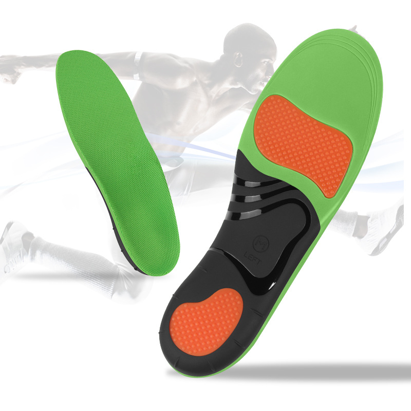 Orthotic insole, soporte de arco, plantilla de corrección de pie plano, plantilla de soporte antideslizante que absorbe el sudor para hombres