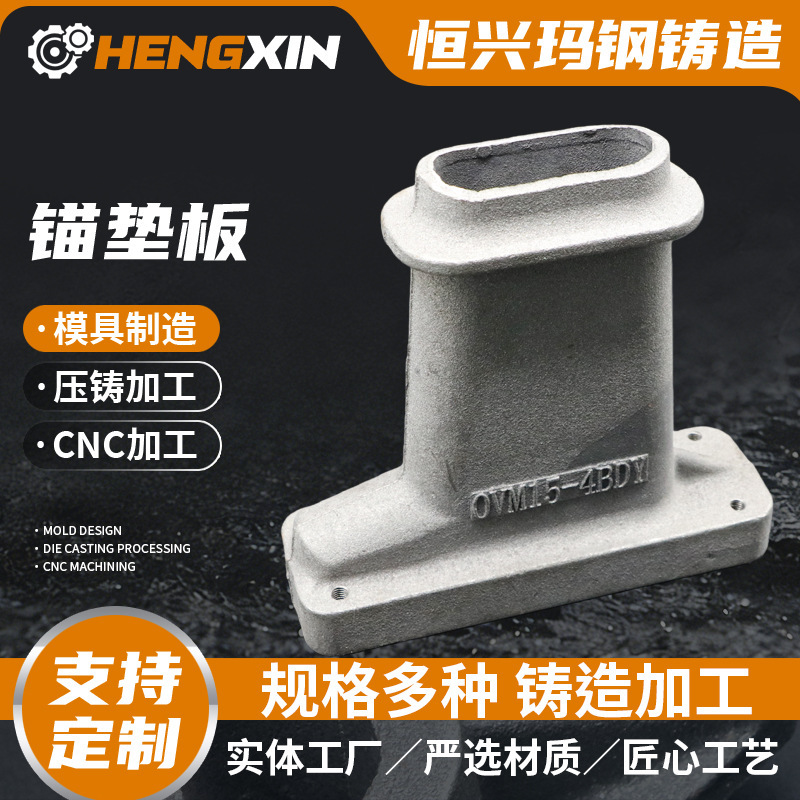 Pre-Stressed Anchor Plate for Bridge Construction, 28mm Thick Special Anchor Plate, Anchor Equipment for Tunnel Engineering Support