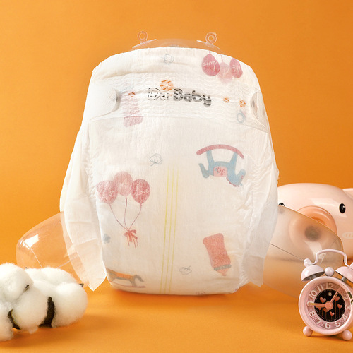 Direct Manufacturer Supply Rainbow Flower 50 Pack Gentle Baby Diaper Pull-on Pants Disposable Diapers Available for Selection