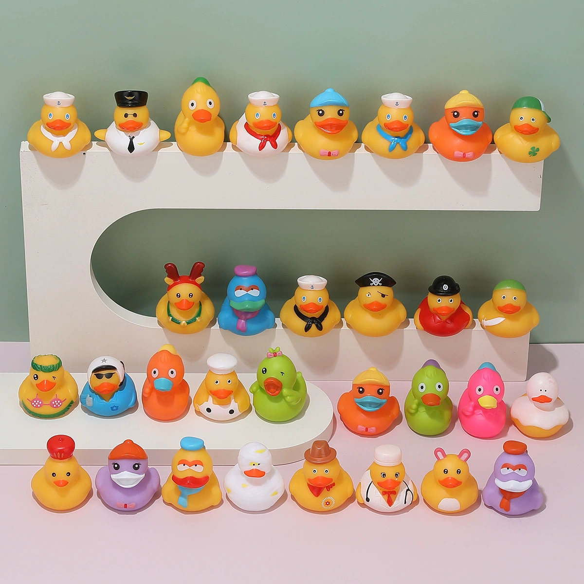 Новая трансграничная креативная резиновая утка для Хэллоуина, маленькая игрушка для купания в профессиональном стиле, утка для купания и игр в воде