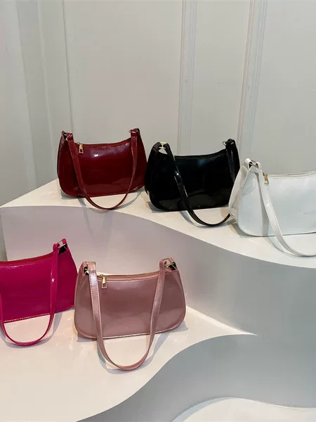 2025 New Simple Casual Underarm Women's Bag, Foreign Style Hand-Carrying Small Square Bag, Fashionable and Versatile Commuter Shoulder Bag