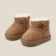 UNMUN宝宝雪地靴冬季新款加厚保暖大棉鞋男女童棉靴儿童防水防滑