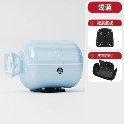 Motorcycle trunk — Waterproof Electric Vehicle Trunk - light-blue-white-circle-with-white-edges-refund-if-you-buy-expensive