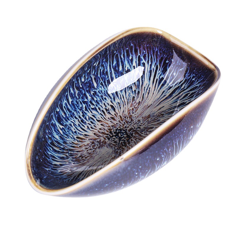 Venta al por mayor vintage té de cerámica loto estilo creativo hecho a mano cucharadita cuchara de té pala de té hogar Kung Fu ceremonia del té Accesorios