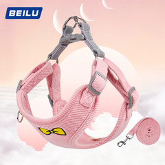 New pet leash vest type pet harness small dog harness reflective dog walking rope wholesale