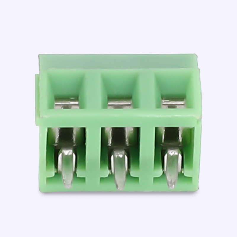 Kf124ねじ式コネクタ3.81mm pcb回路基板コネクタは銅四角銅脚ストレートピンを接合できる|undefined