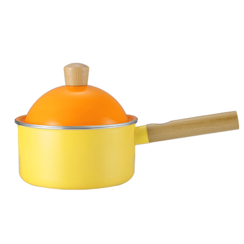 Nuevo estilo japonés leche olla antiadherente pan fideos instantáneos bebé suplemento de alimentos olla maifan piedra leche olla hogar wok venta al por mayor