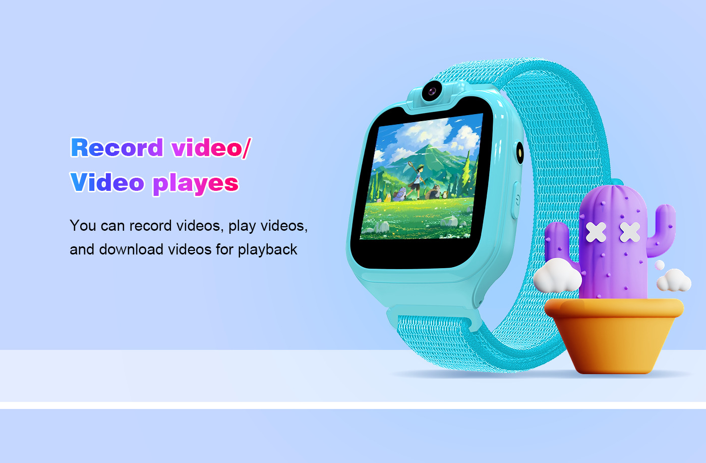 children's smart watch G9 children's watch 16 small games no need to download APP with memory card_voghion.com