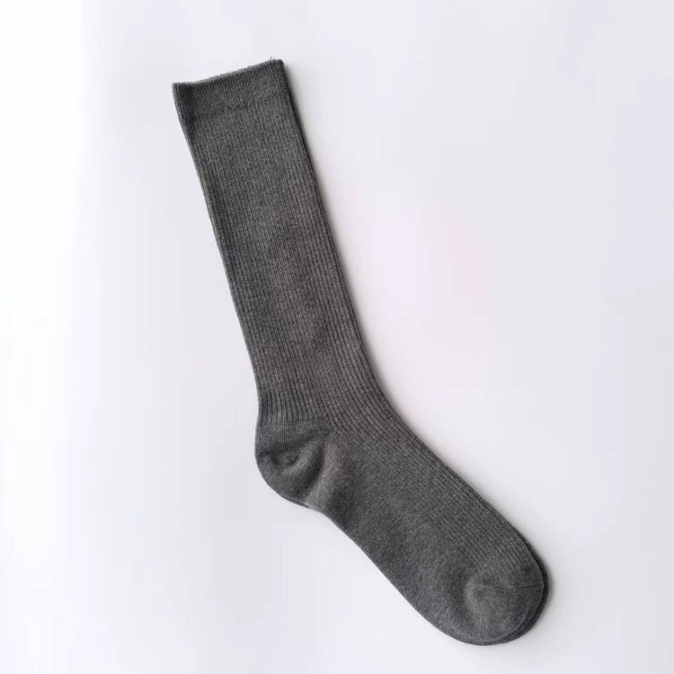 Mid-Length School Tube Socks, Cotton Blend 78/19/3, 26 cm Tube Height, Kids Uniform