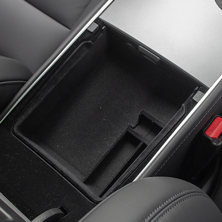 Suitable for Tesla Model 3Y Central Control Storage Box, 25 Models of Armrest Box, Glasses and Coin Storage Drawer Box