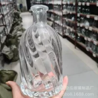 Бутылка для ароматерапии в скандинавском стиле, креативная бутылка-диффузор для отеля B&B, без огня, стеклянная бутылка для ароматов из ротанга, декоративные украшения для бутылок