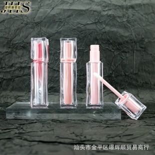 New Double Tube 4ml Multi-Color Lip Glaze Tube Lip Gloss Empty Tube Makeup Packaging Material Factory Direct Approval Z