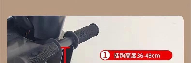 Baby electric vehicle compatible foldable safety seat, front-mounted child seat suitable for Yadea and Aima, default cotton option