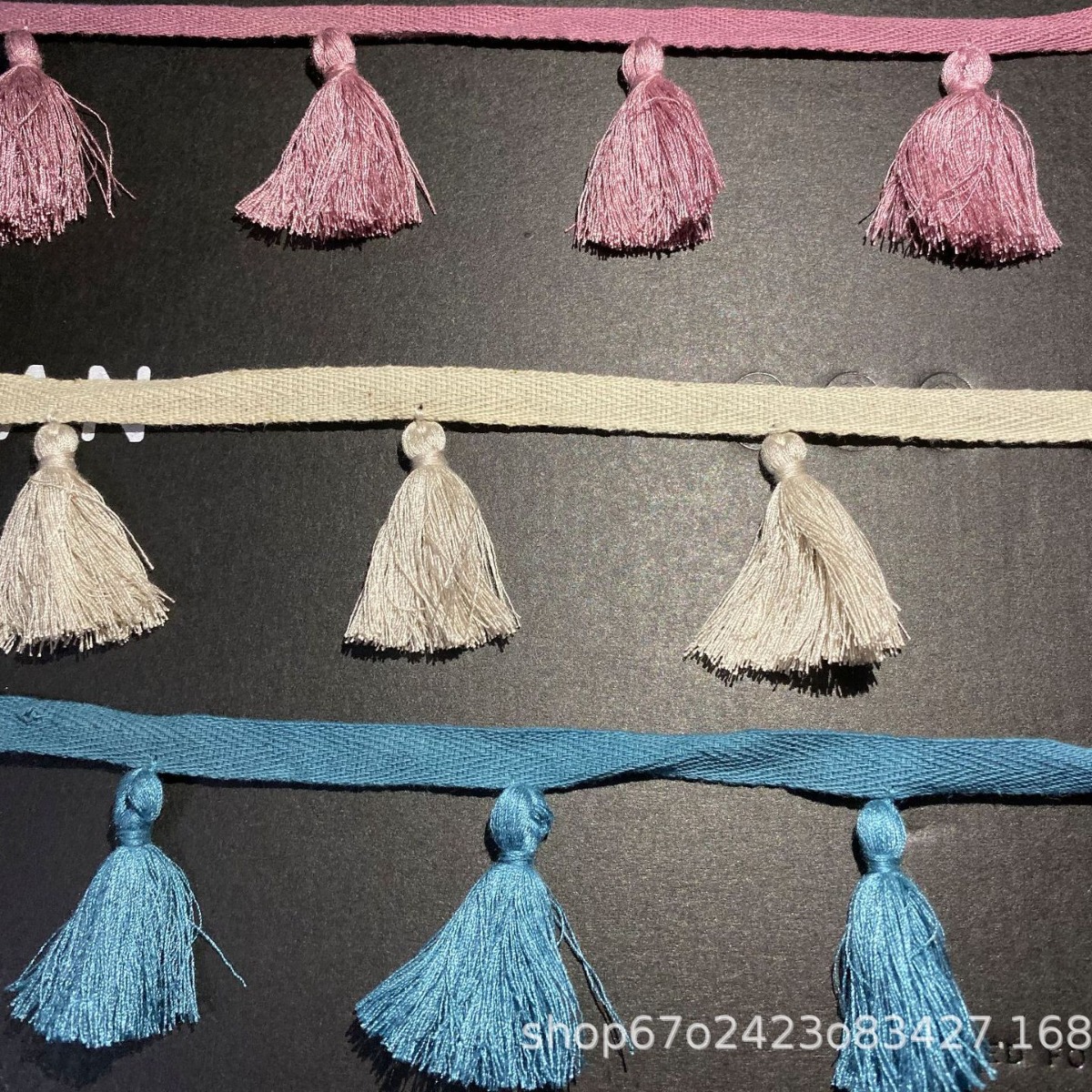 厂家直供手工流苏吊须 家纺四件套辅料 流苏花边排须