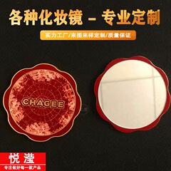 博物館の文化的で創造的な化粧鏡、カスタマイズされたポータブル小型丸型ミラー、カスタマイズされた旅行のお土産、美容ミラー