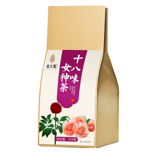 Eighteen-flavor goddess tea mulberry rose longan red date bag combination scented tea oe m sticker custom manufacturer