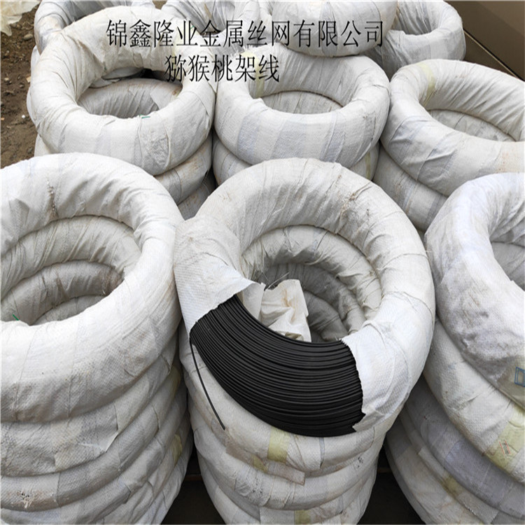 苍溪猕猴桃架线  包塑钢丝线  搭架钢丝线  镀锌钢丝线 厂家销售