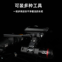 Bike computer holder mountain bike aluminum alloy extension stand sports camera light extension base