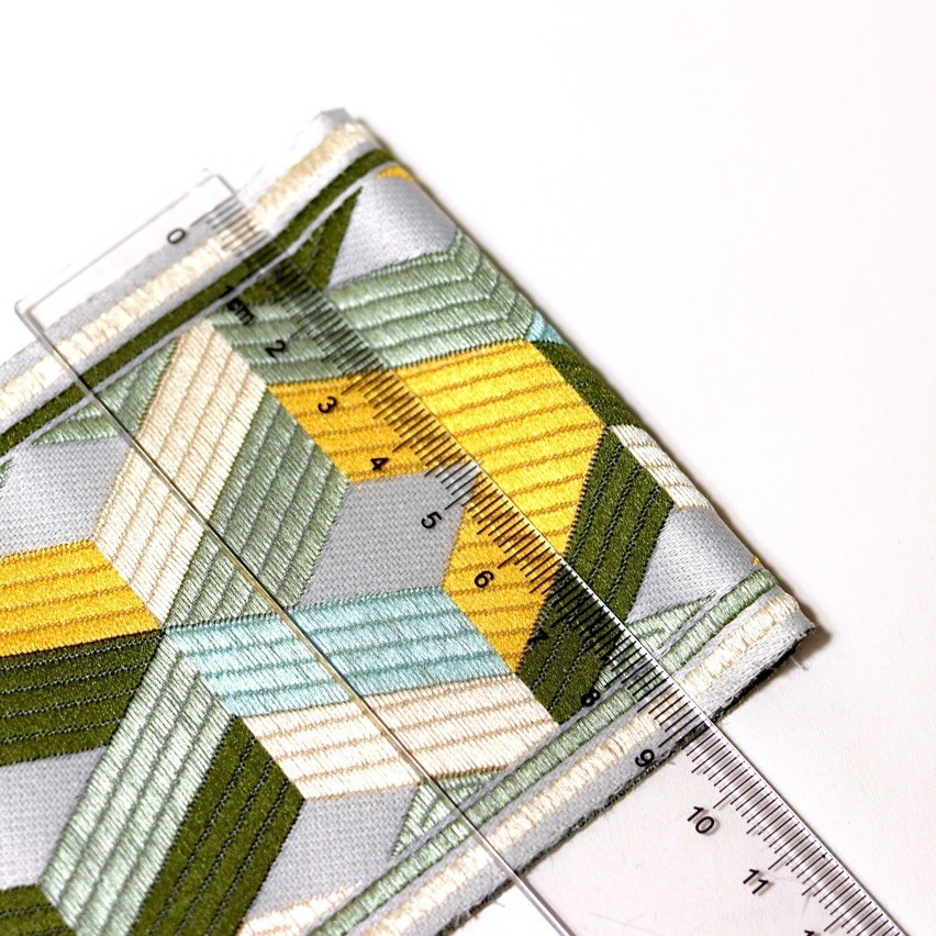 Ancho 3.5cm9cm alta precisión cinta ropa almohada cortina cuello manga borde ropa ensanchado cama corredor de mesa cinta