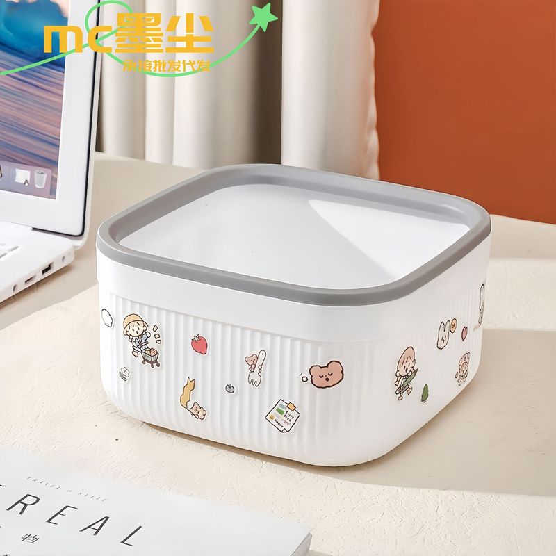 Desktop Trash Bin Mini Cute Table Coffee Table Instagram Style Storage Barrel small size Entry Luxury Creative Household Trash Bin