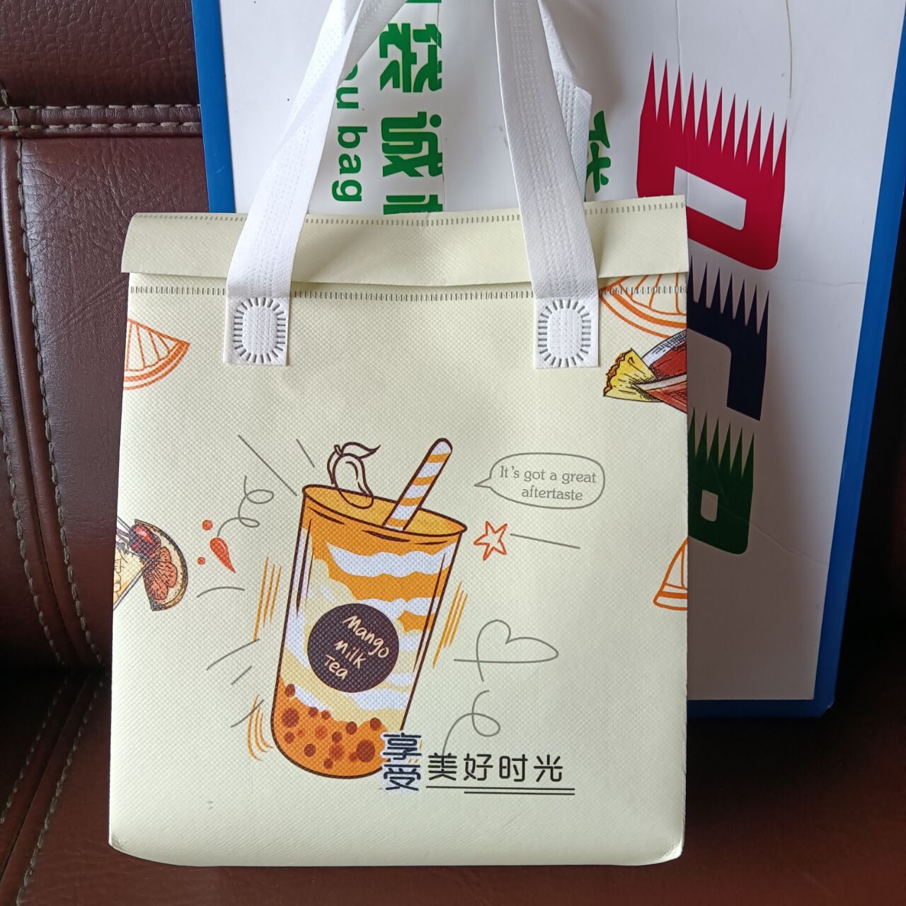 人和地铁站深圳厂家金色铝膜腹膜超声波立体袋彩印覆膜热压保鲜袋