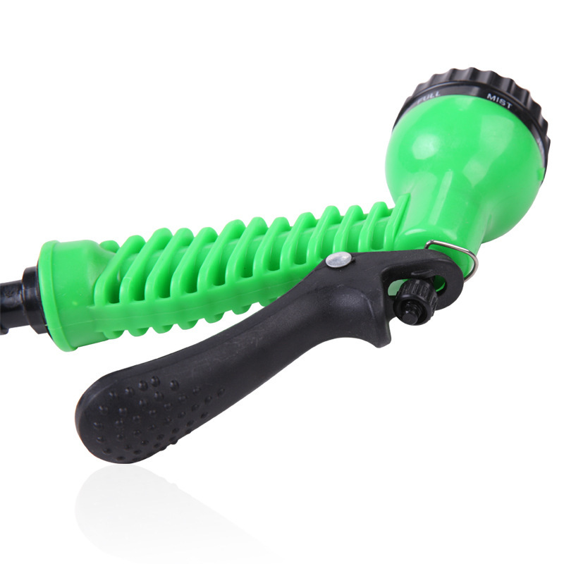Apple Green 7 Función de riego de plástico pistola de agua pistola de jardín multiusos ducha telescópica tubería de agua de alta presión de agua image 5