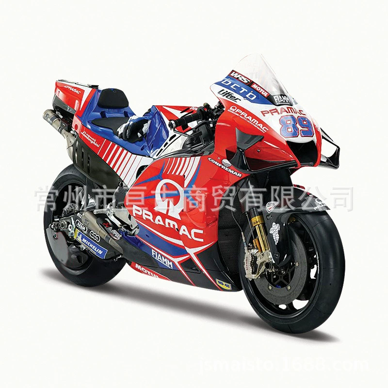 Yamaha, Honda, реалистичная металлическая гоночная машина, масштаб 1:18, 2022