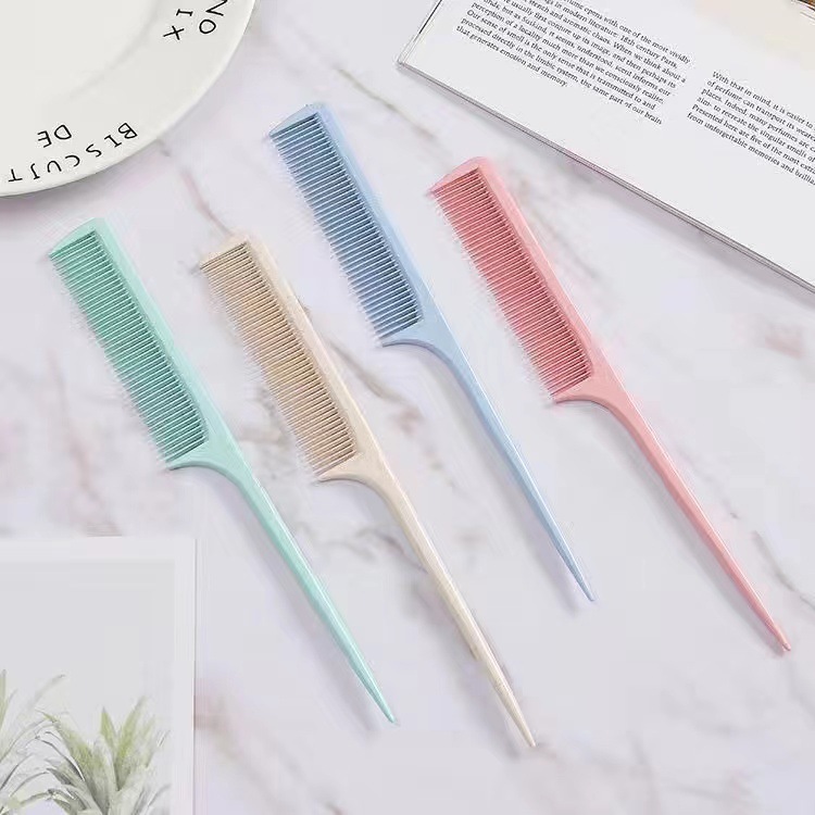 Peinado de cabello ancho portátil casero lindo cabello largo masaje especial de cola afilada dientes anchos peinado especial