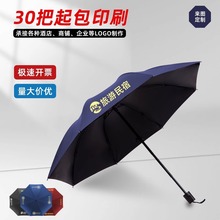 雨伞超大3-5人男士三折叠伞手动晴雨伞加固加厚遮阳伞防晒伞商务