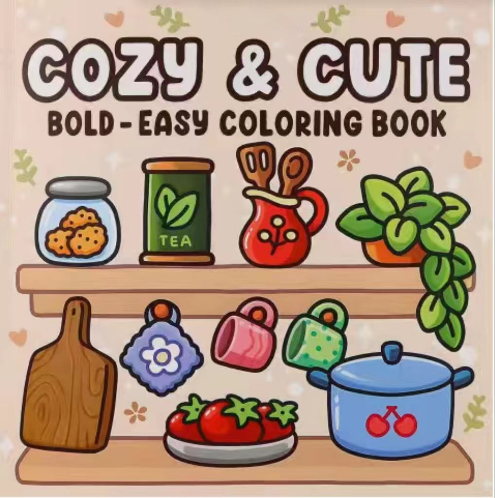 Libro de Colorear Anti-Estrés de 48 Páginas de Papel