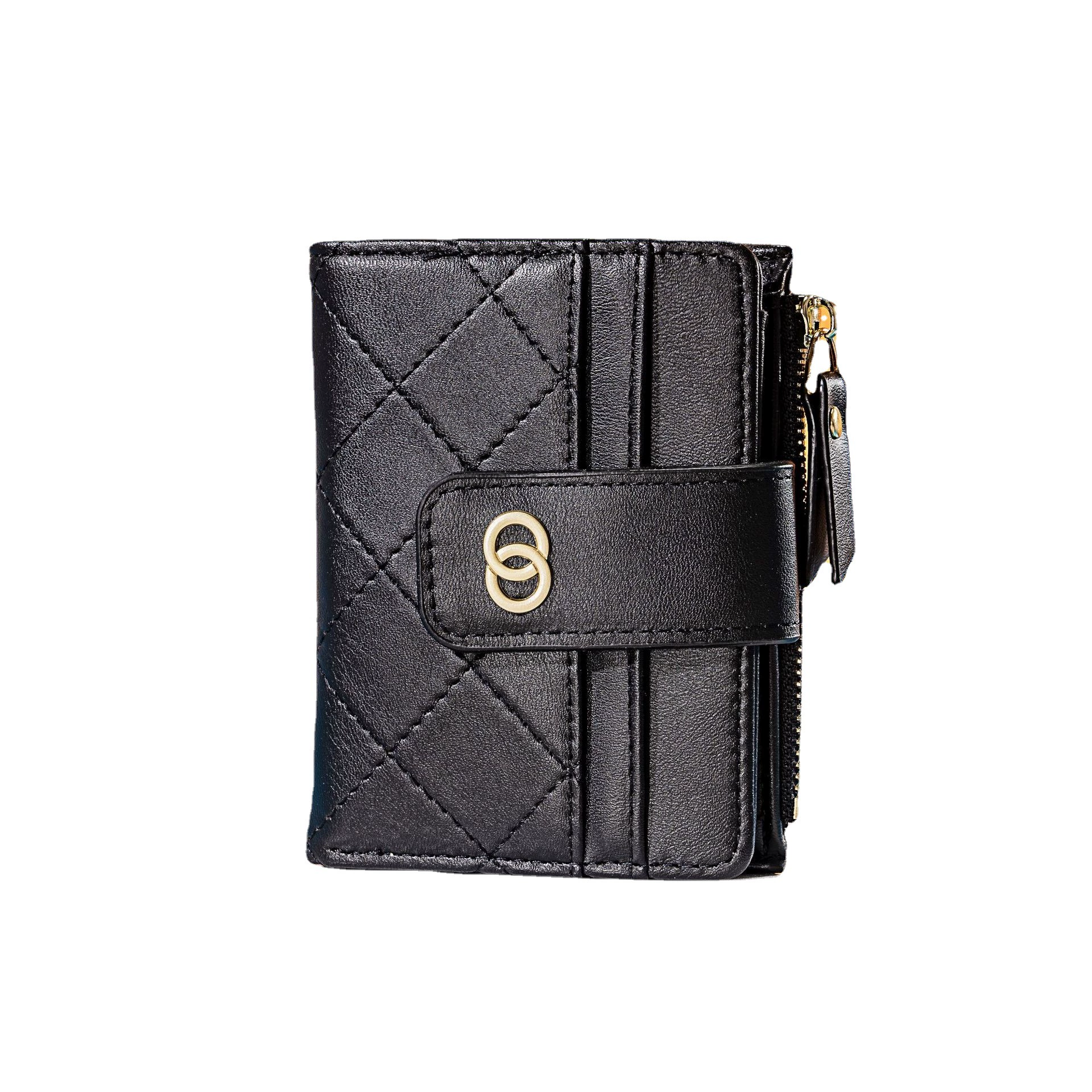 Классический короткий универсальный кошелек с молнией, стиль Chanel, стиль Korea, (), оптом