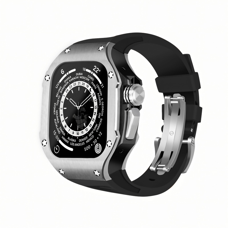 Para iwatch ultra49 reloj correa de Apple Correa protectora Shell 316L Acero inoxidable Richard cambiado al traje