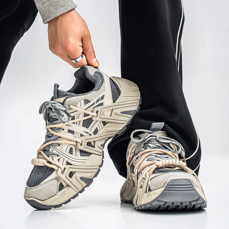 Summer breathable footwear, high sports shoes platform, for teenagers
