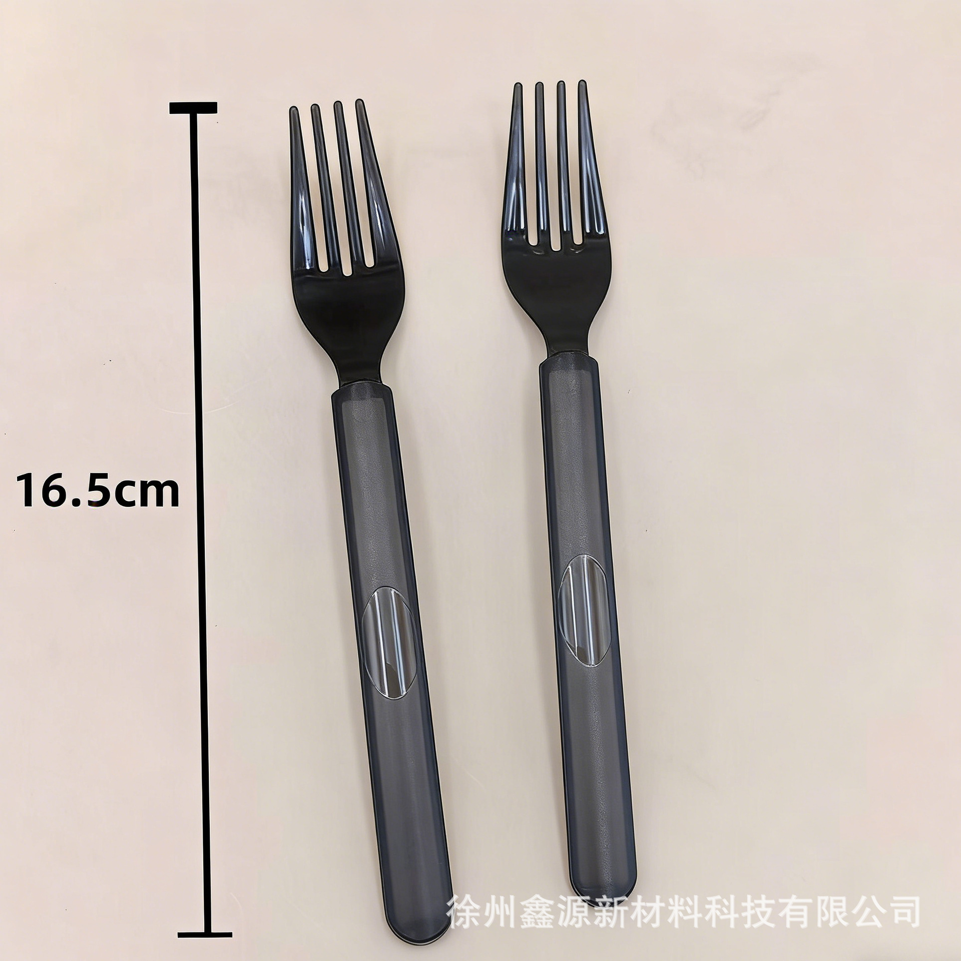 Espeso desechable cucharas negras transparentes empaque independiente horquilla americana horquilla dura cucharas de plástico dulces horquilla de comida occidental