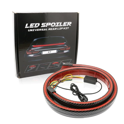 Car Carbon Fiber Tail Wing Tail light - 12-multi-mode-model
