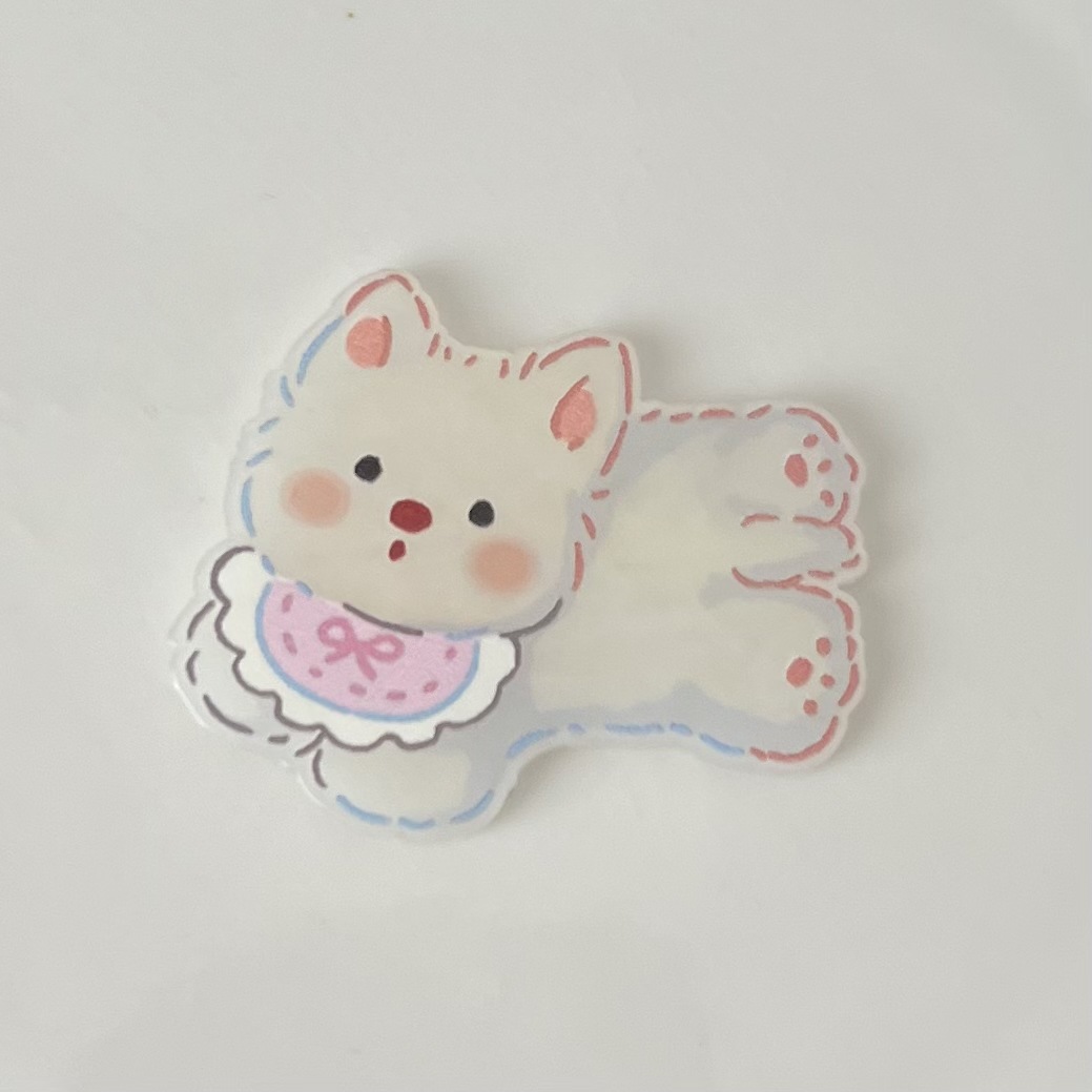 턱받이 달리기