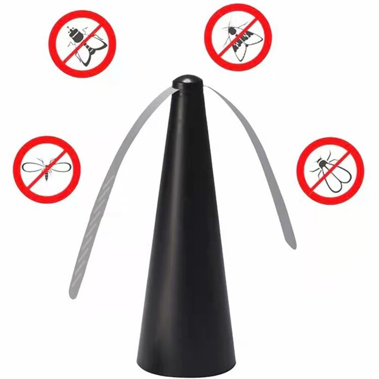  fly repellent household automatic fly trap fly repellent fan multifunctional fan leaf fly fan mosquito repellent 