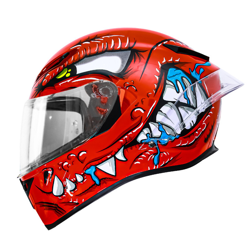 전기도금-붉은 상어-투명 렌즈