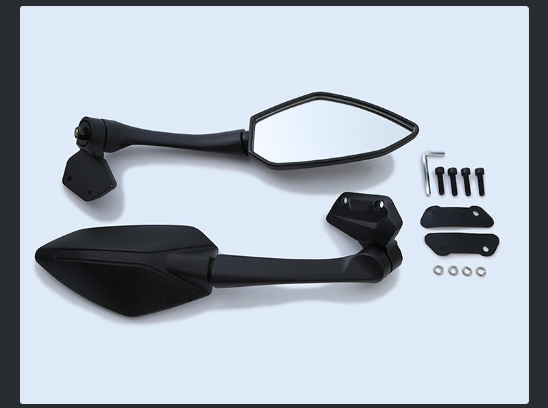 Motorcycle Rearview Mirror Suitable for Dongfeng Cf250Sr-6-6A Left and Right Reversing Mirror High-Definition Large Field of View Reflector