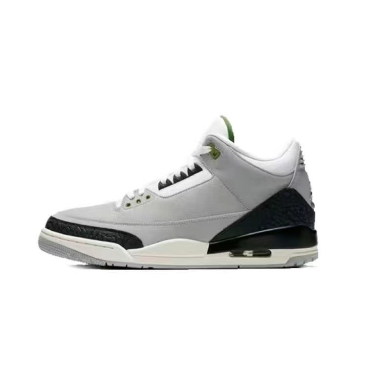 Zapatillas deportivas Jordan AJ3 estilo “cemento blanco”, antideslizantes