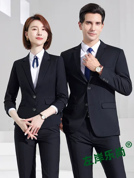 Professional Men's Suits, Business Men's Suits, Black, Gray, Blue Jackets, Work Uniforms for Property Management and 4S Store Sales