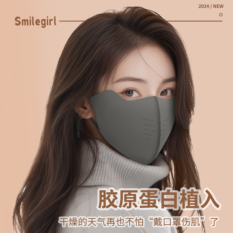 舒美佳冬季新款气孔可调节口罩防晒护眼透气立体保暖口罩可水洗|undefined