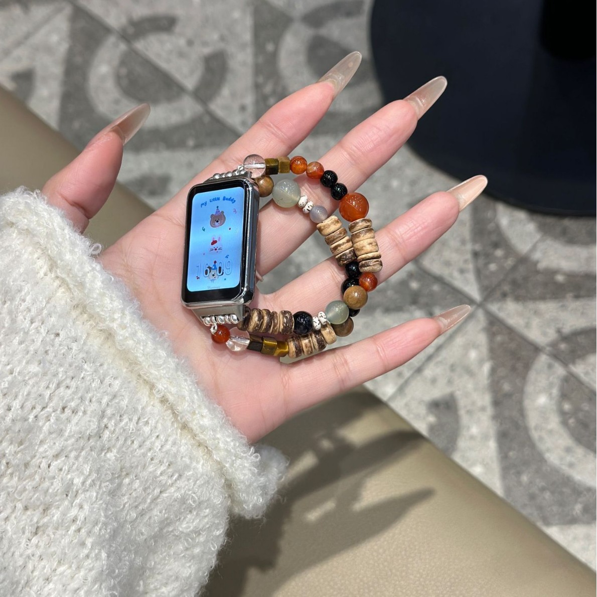 For Huawei Bracelet 9/8/7NFC Glory Bracelet 9 Women's Smart Watch Summer Casual Watch Band Wristband