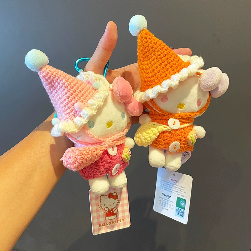Hello Kitty, Hello Kitty, подлинная милая мультяшная подвеска, плюшевая кукла, брелок, подарок на день рождения