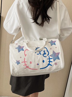 (Cross-border trading), travel bag, cute shoulder bag, capacious luggage sports sports bag 4